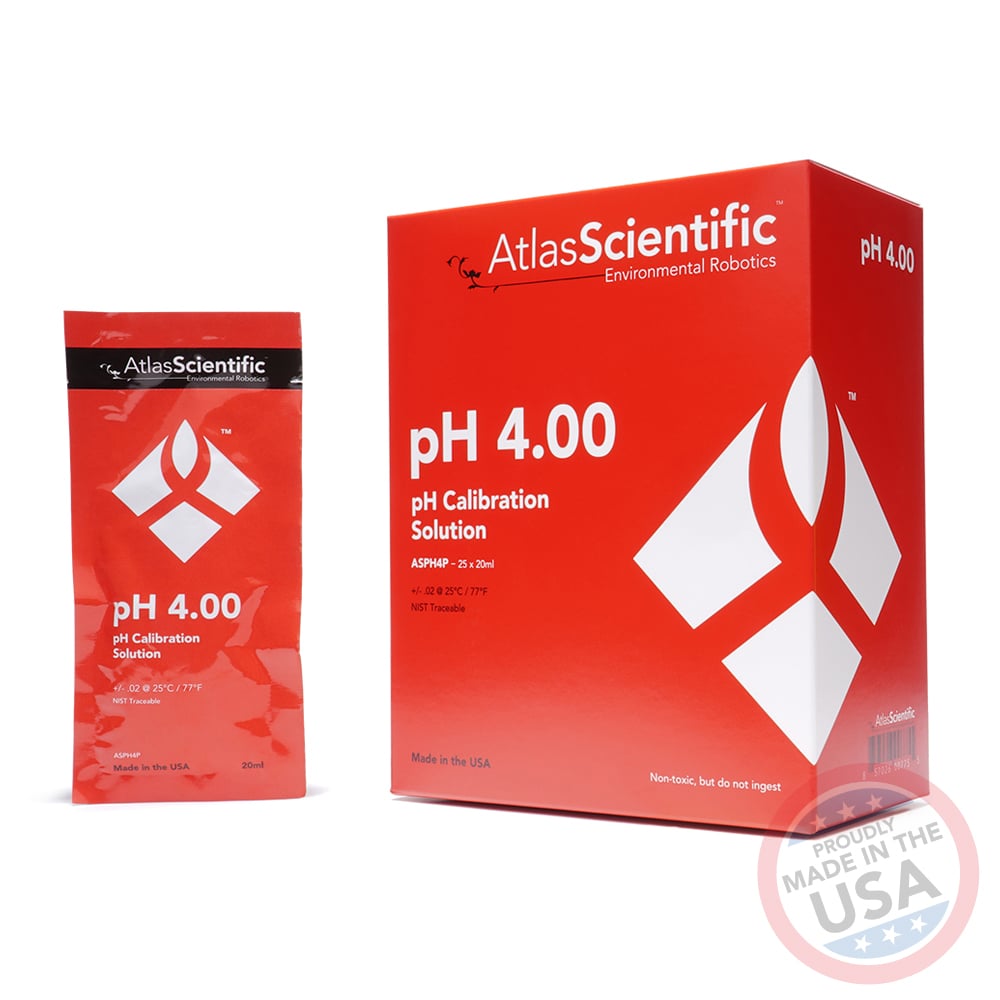 pH 4.00 Calibration Solution Pouches (Box of 25)