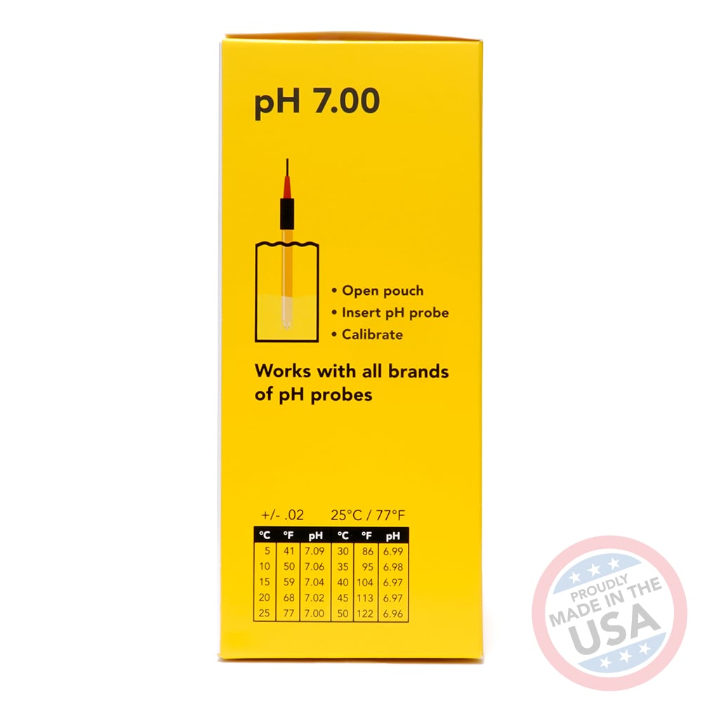 pH 7.00 Calibration Solution Pouches (Box of 25)
