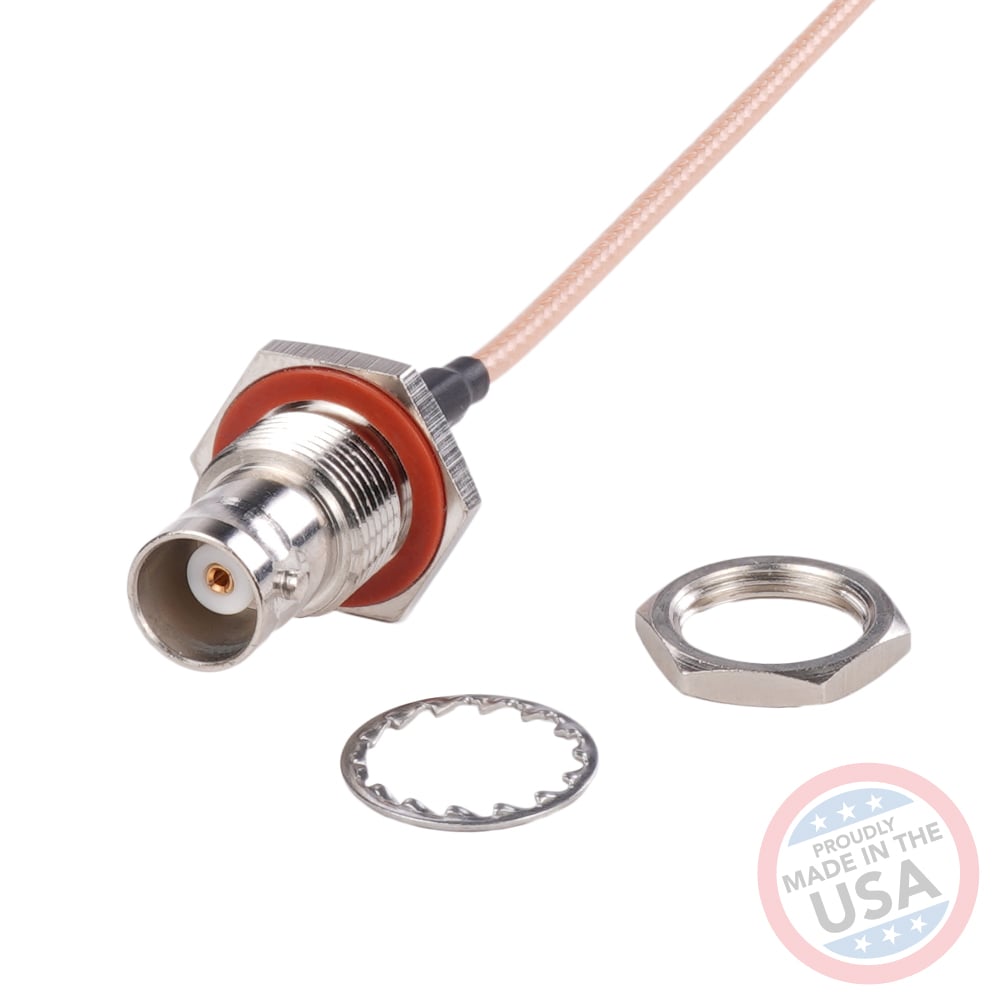 Bulkhead BNC to SMA (4 pack)