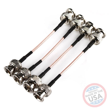 112mm BNC Extension Cables (4 pack)