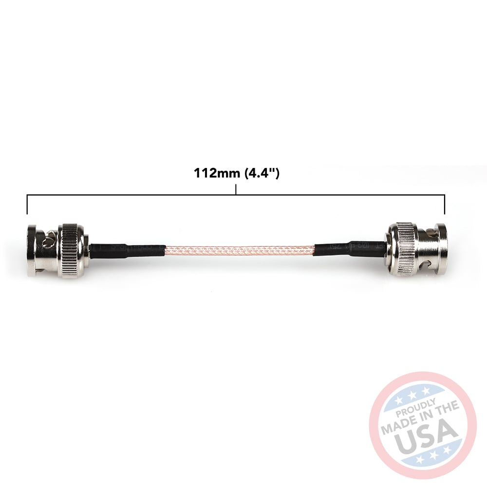 112mm BNC Extension Cables (4 pack)