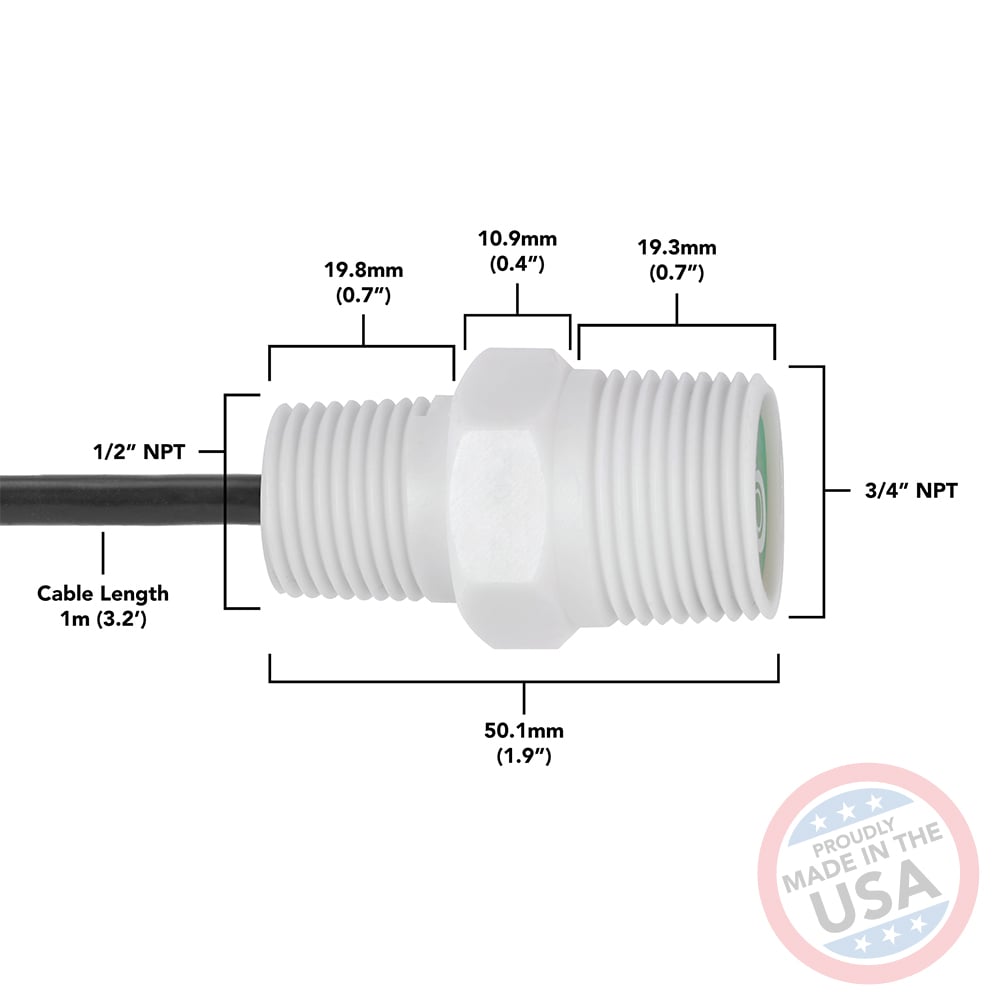 EZO-HUM™ Embedded Humidity Probe – Plastic Body
