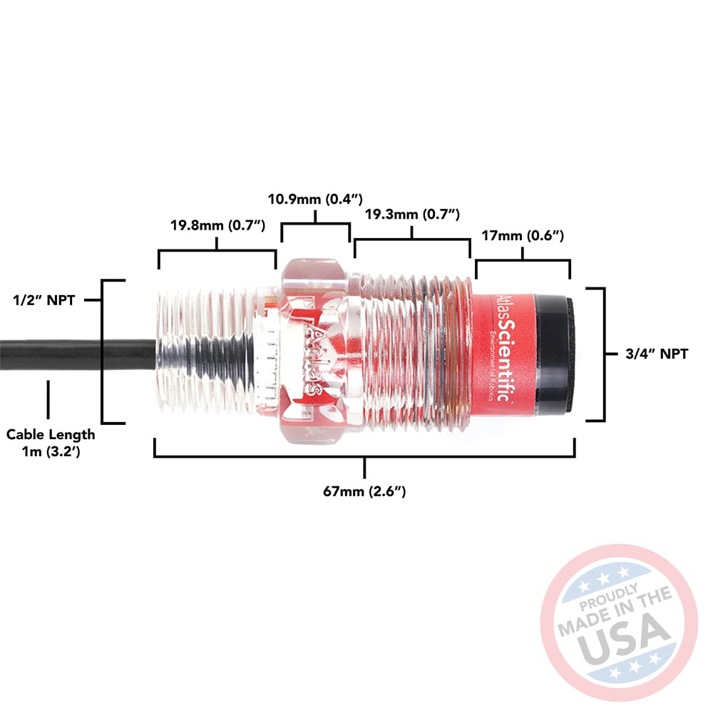 EZO-O2™ Embedded Oxygen Sensor – Plastic Body