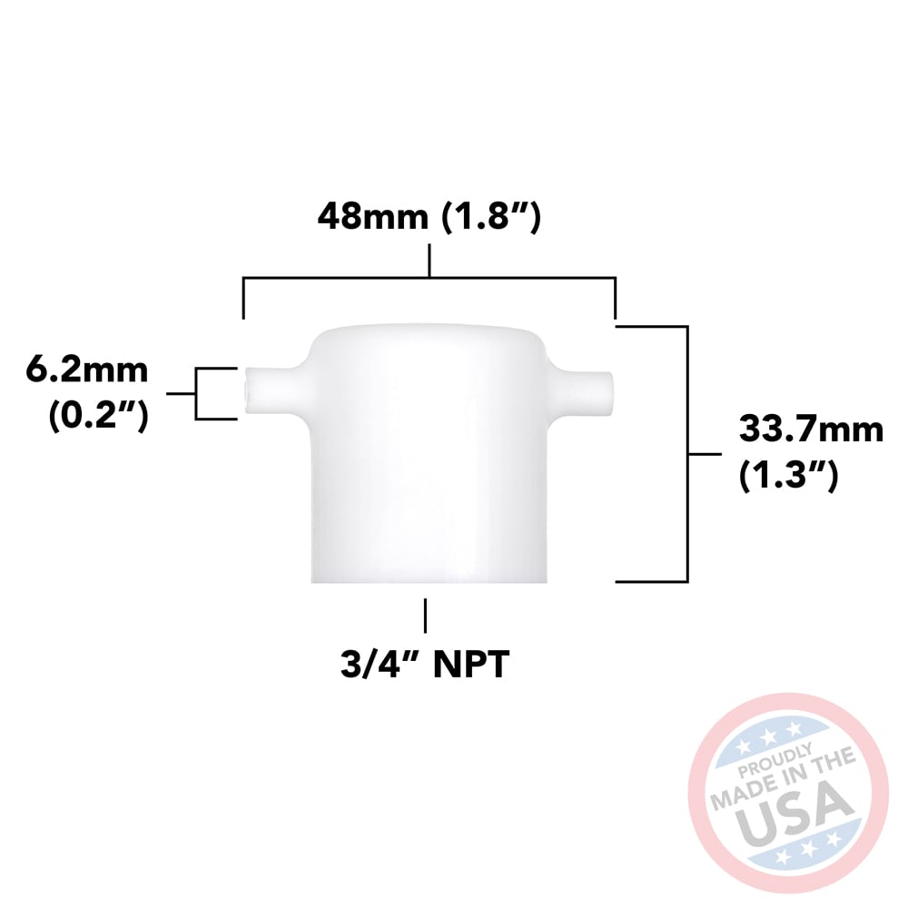 Gas Flow Cap