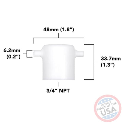 Gas Flow Cap