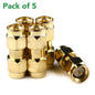 Male SMA to Male SMA connectors (5 Pack)