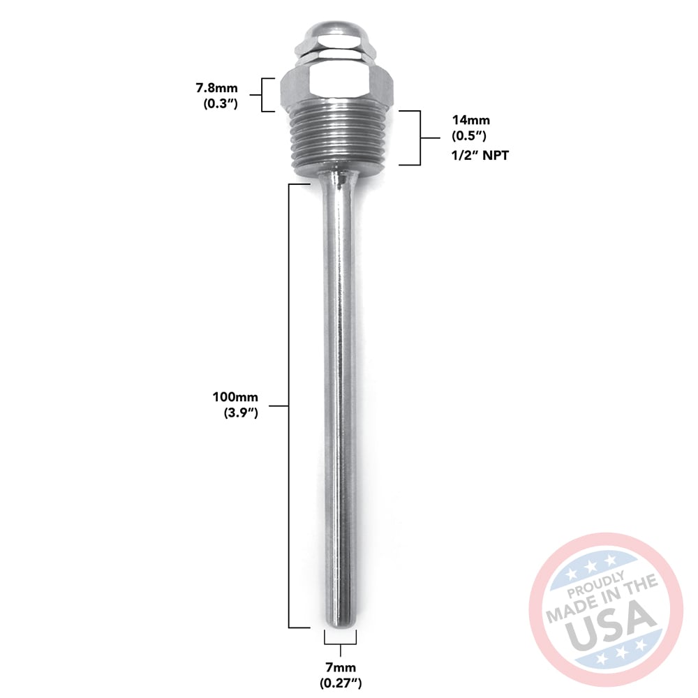 100mm Temperature Thermowell
