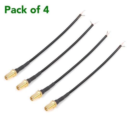 Female SMA to Tinned Lead cables (4 pack)