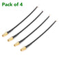 Female SMA to Tinned Lead cables (4 pack)