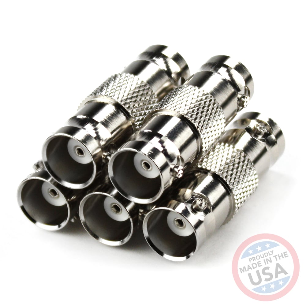 Female BNC to Female BNC connectors (5 Pack)