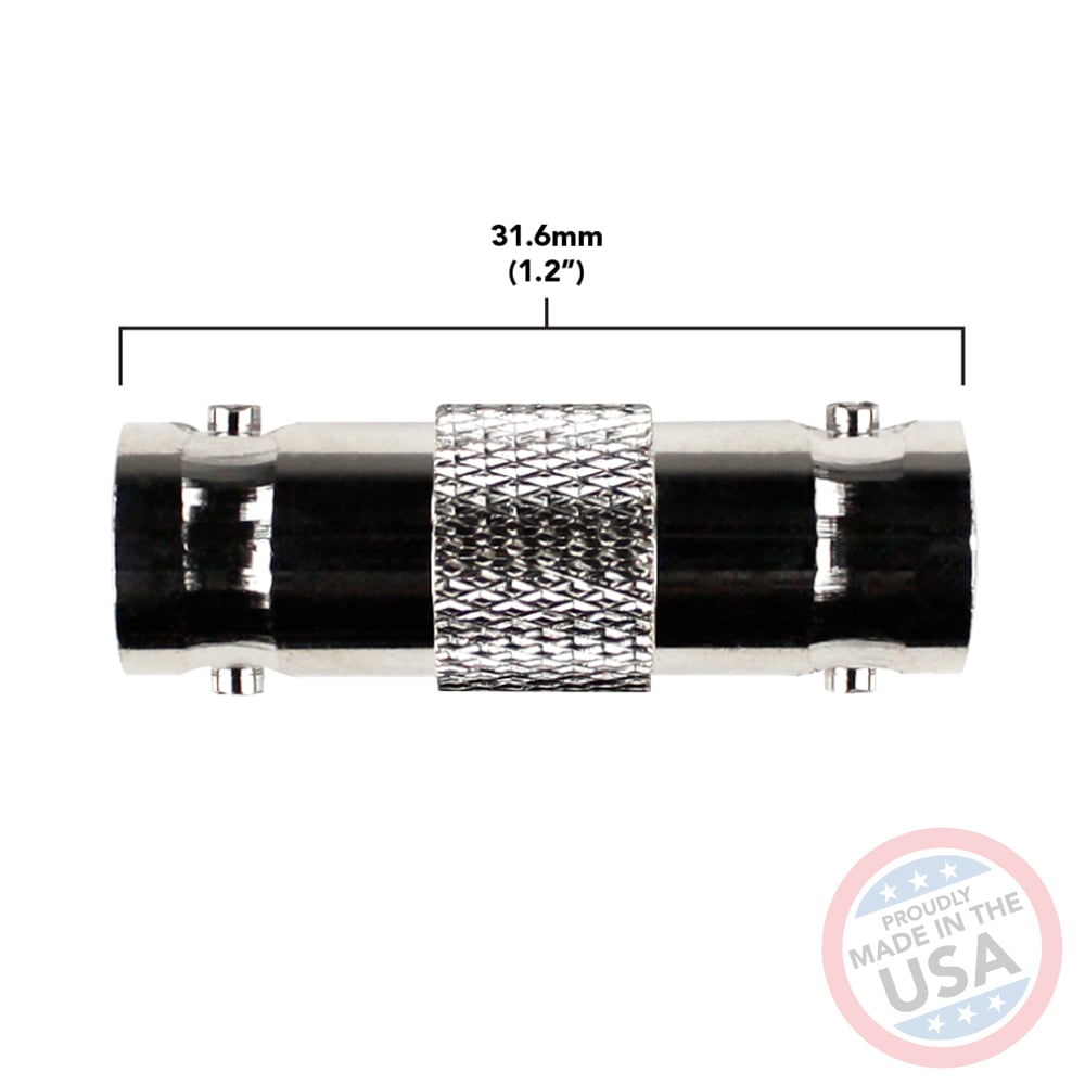 Female BNC to Female BNC connectors (5 Pack)