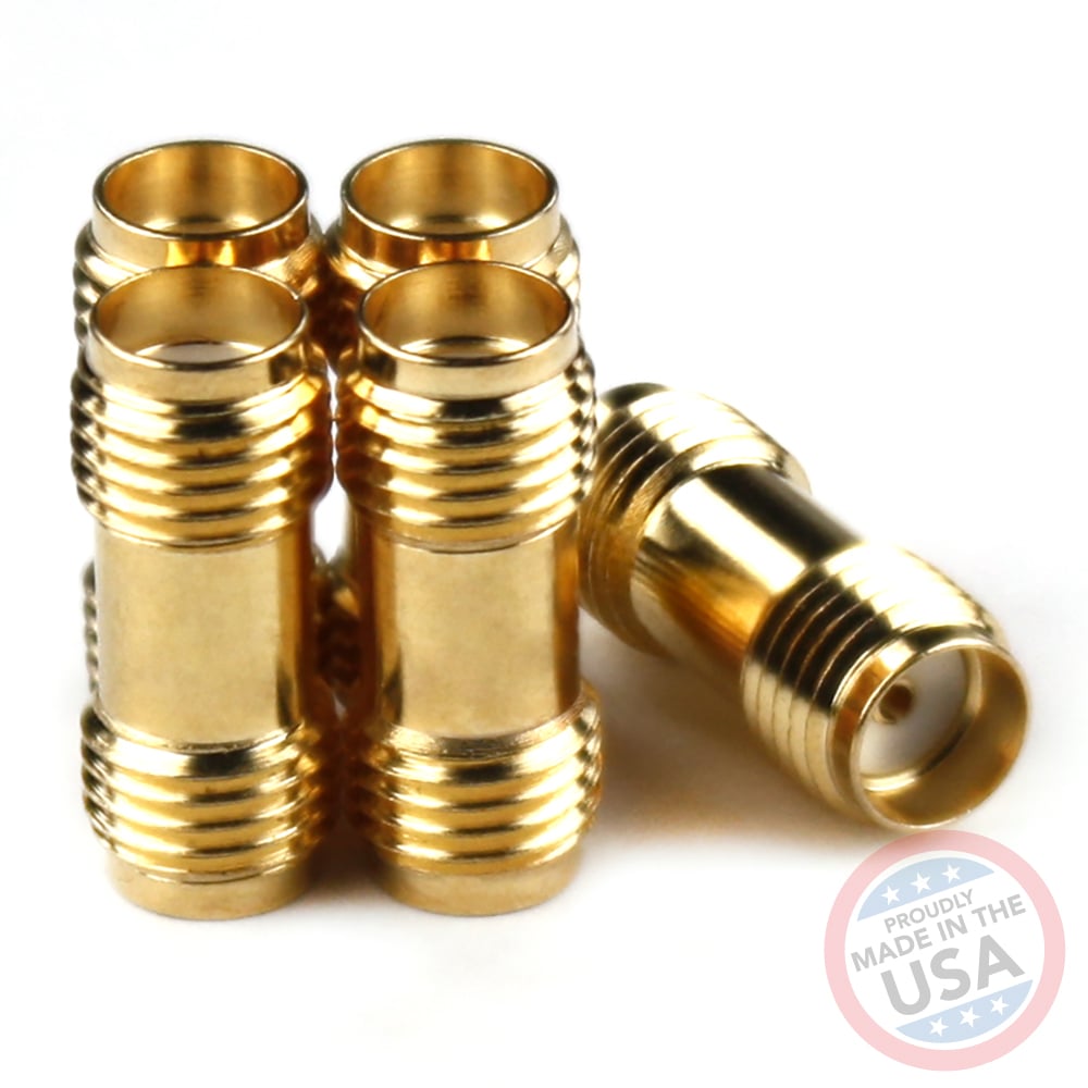 Female SMA to Female SMA connectors (5 Pack)