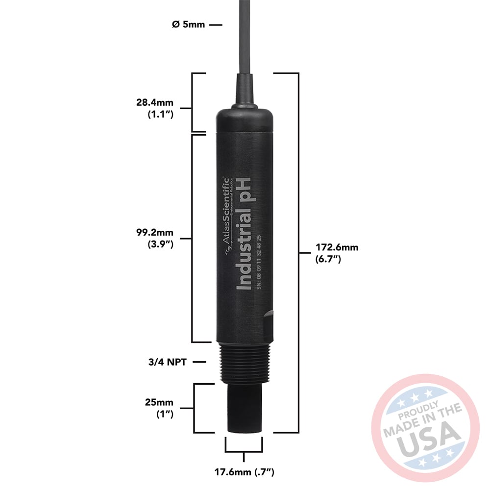 Industrial pH Probe – with Temp