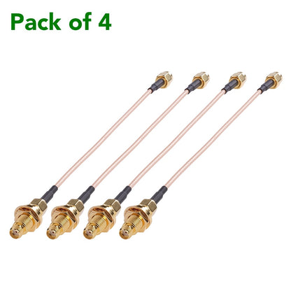 Bulkhead SMA to SMA (4 pack)