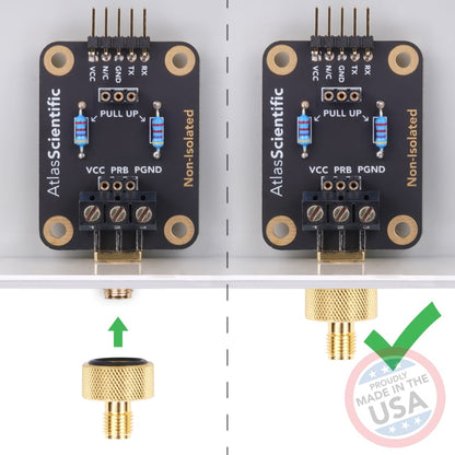 Waterproof SMA Panel Adapter (4 Pack)